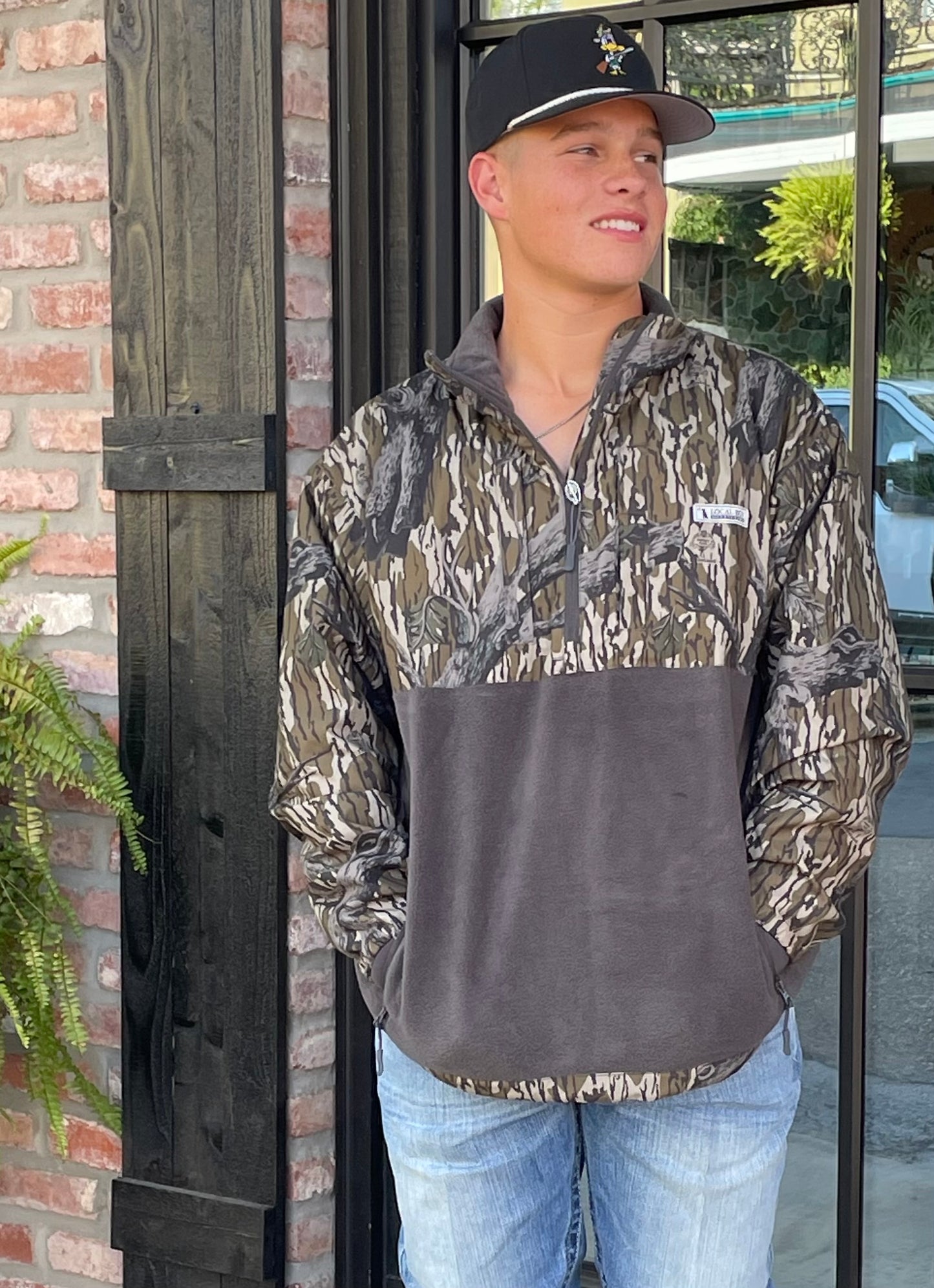 LB • CAMO QTR ZIP